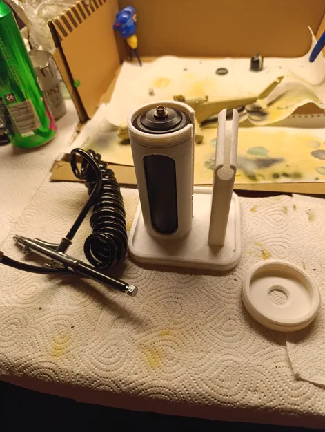 Giá đỡ bộ Airbrush set holder (com​pressor & súng) - Image 2