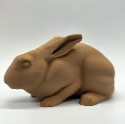 Thỏ Thật Tạo Dáng Cảnh Giác (Alert Realistic Rabbit)
