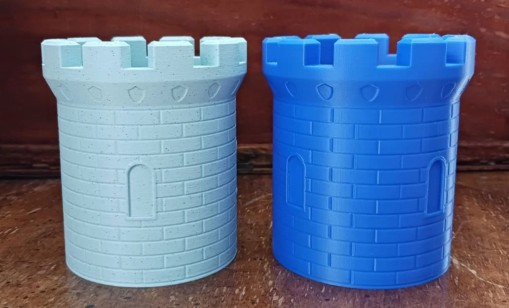 Ống đựng bút dạng tháp lâu đài (Castle Tower Pen Holder / Cup) - Image 2