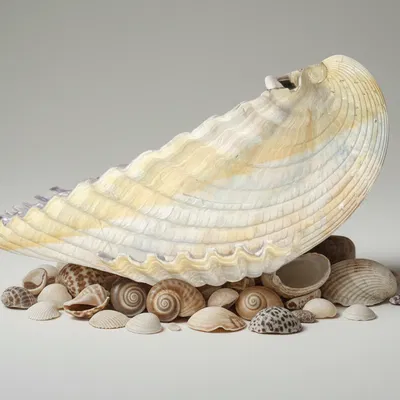 ClamShellwithBase (Vỏ sò kèm đế)