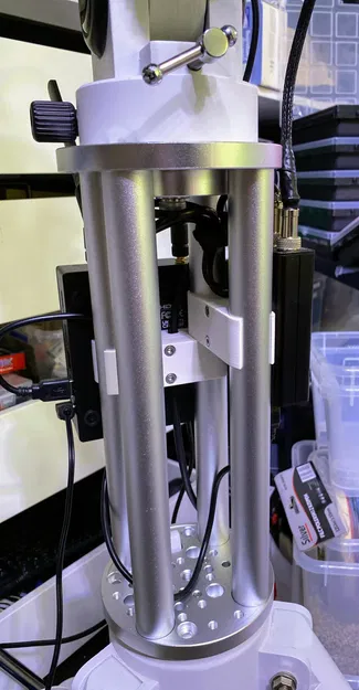 Hệ gá EQ5 Pier Extension: MINIX PC, 12V PSU, OnStep V5 Pro, chia nguồn, dẫn dây - Image 1