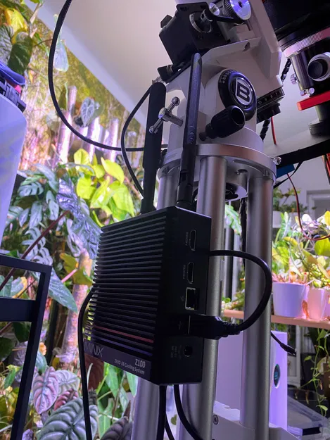 Hệ gá EQ5 Pier Extension: MINIX PC, 12V PSU, OnStep V5 Pro, chia nguồn, dẫn dây - Image 6