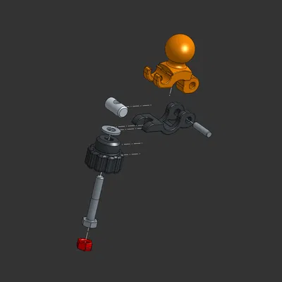 Clamp Ống Tháo Nhanh cho BAM Mount 24mm