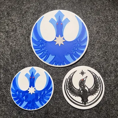 MN Rebel Alliance Buttons (Nút cài logo Rebel Alliance)