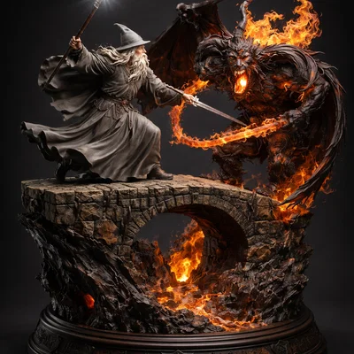 Gandalf vs Balrog