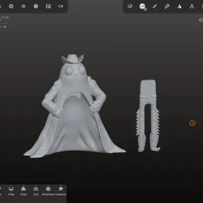 Ghost Cowboy có Chân lấy cảm hứng Fortnite