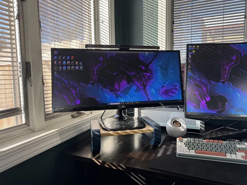 Kệ Nâng Màn Hình Tối Giản – Nâng 3.75" - Image 1