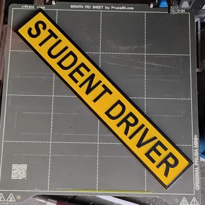 Nam Châm Dán Xe “Student Driver”