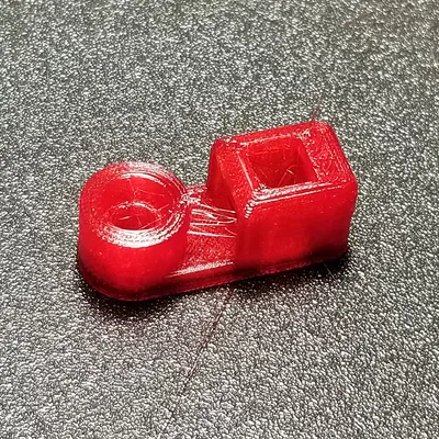 Móc treo dây rút (Zip Tie) có lỗ bắt vít, in TPU