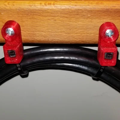 Móc treo dây rút (Zip Tie) có lỗ bắt vít, in TPU 6