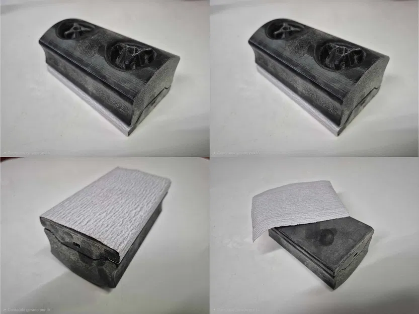 Khối chà nhám cho 1/4 tờ giấy nhám - Image 2