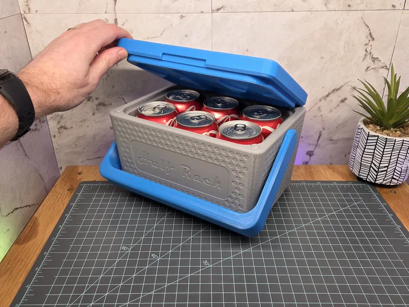 6-Pack Cooler | Half Rack - Cooler cầm tay in 3D cho 6 lon 12oz - Image 1