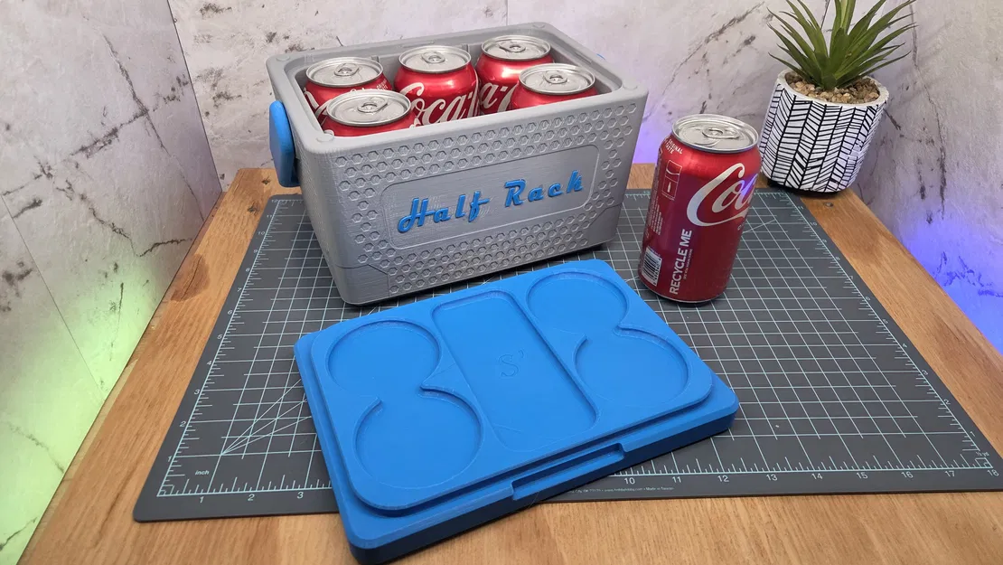 6-Pack Cooler | Half Rack - Cooler cầm tay in 3D cho 6 lon 12oz - Image 2