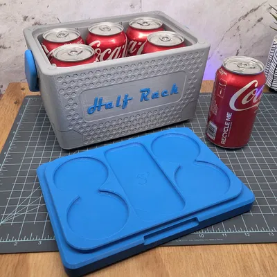 6-Pack Cooler | Half Rack - Cooler cầm tay in 3D cho 6 lon 12oz