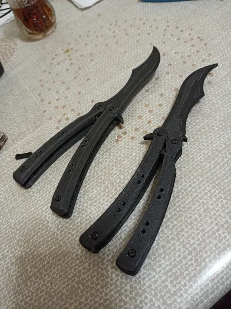 Dao bướm 3D (Butterfly Knife / Balisong) - Image 1