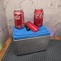 6-Pack Cooler | Half Rack - Cooler cầm tay in 3D cho 6 lon 12oz - Thumbnail 3