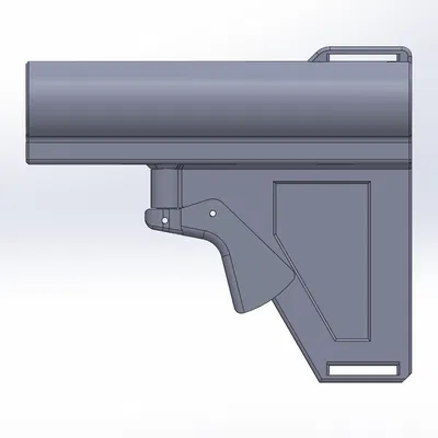 AR-15 Brace (Pistol Brace) chỉnh được cho ống carbine mil-spec