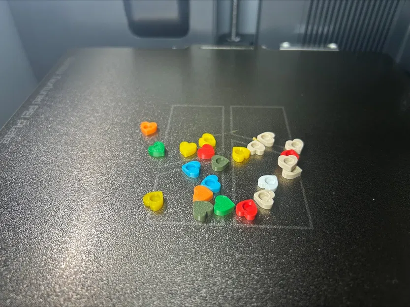 Trái tim nhỏ và lớn cho brick Prints - Image 1