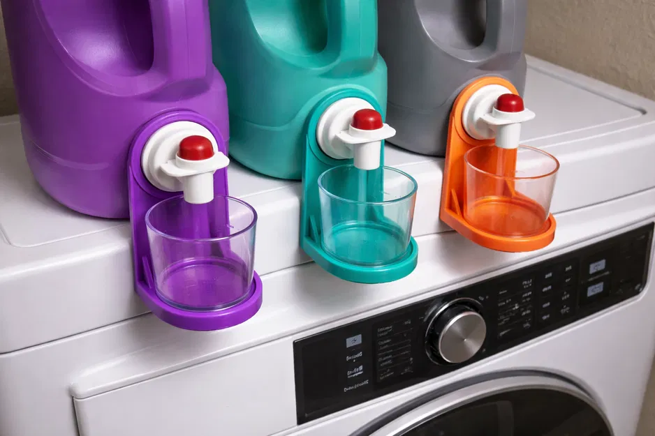 Cốc đong bột giặt và giá đỡ cốc - Image 1