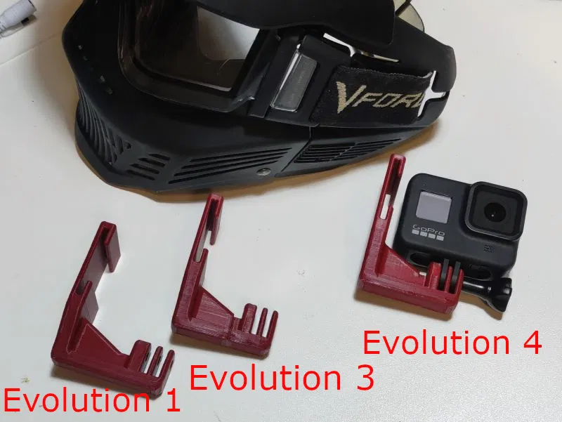 Ngàm gắn GoPro cho kính Paintball (Paintball Goggle GoPro Mount) - Image 4