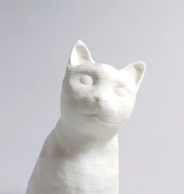 Mèo Ngồi Điêu Khắc (Sculpted Sitting Cat) - Image 2