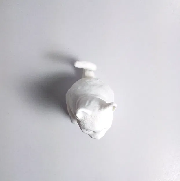 Mèo Ngồi Điêu Khắc (Sculpted Sitting Cat) - Image 3