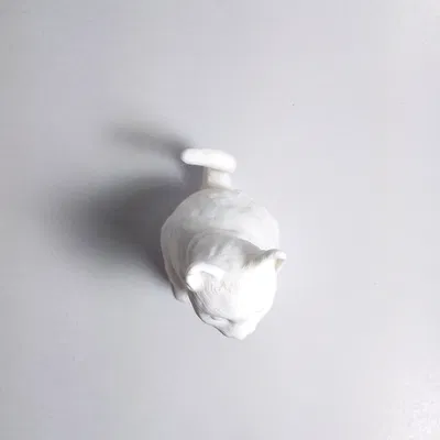 Mèo Ngồi Điêu Khắc (Sculpted Sitting Cat)