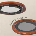 Khuôn Lót Ly Hiện Đại “Sleek Coaster Mold” - Thumbnail 1