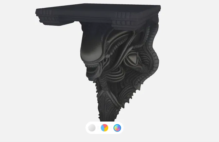 Pedestal Alien - Image 1