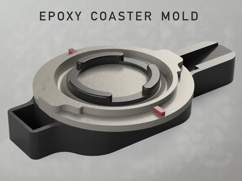 Khuôn Lót Ly Hiện Đại “Sleek Coaster Mold” - Image 4