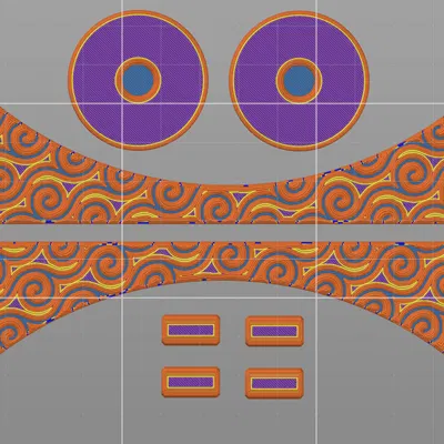 Con lăn cuộn filament tham số (Parametric Spool Roller)