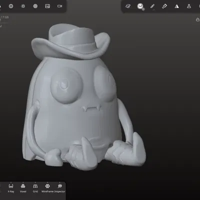 Plushie Ghost Cowboy Lấy Cảm Hứng Từ Fortnite