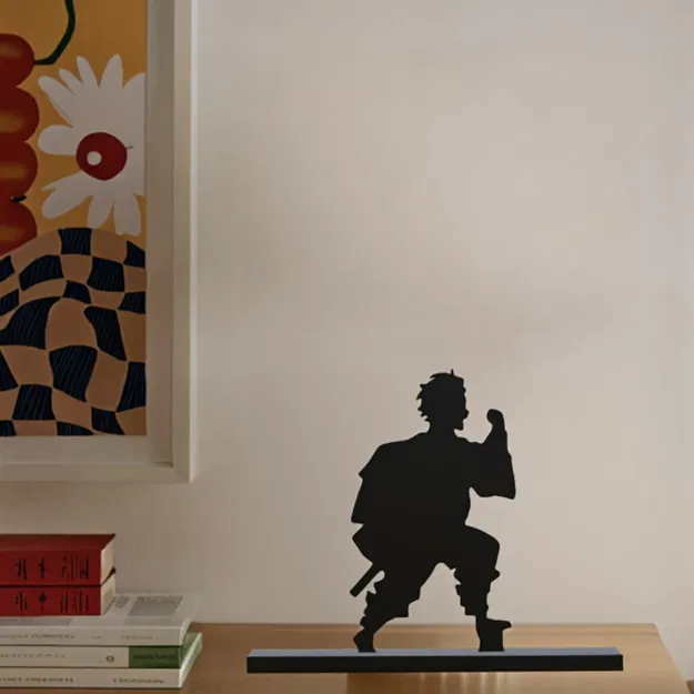 Silhouette Tanjiro Kamado 3D Print 86 - Image 1
