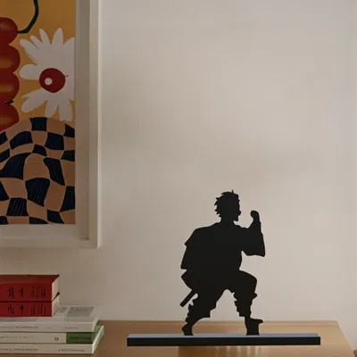 Silhouette Tanjiro Kamado 3D Print 86