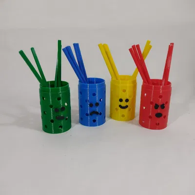 Trò chơi giáo dục: Xếp chồng ống trụ (Stacking Cylinders - Didactic Game)