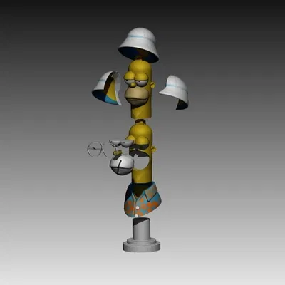 HOMER SIMPSON - URBAN VIBES - MULTIPARTS - LOS SIMPSON