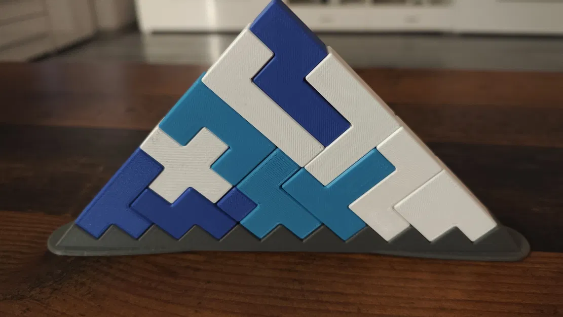 Dreieck-Logik - Triangle Logic (Puzzle xếp tam giác 12 mảnh, 2 khung) - Image 2