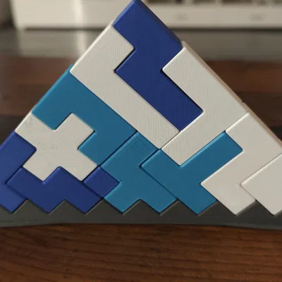 Dreieck-Logik - Triangle Logic (Puzzle xếp tam giác 12 mảnh, 2 khung)