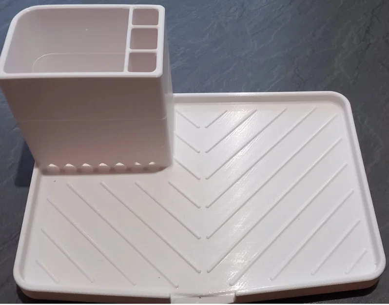 Organizer khay thoát nước bồn rửa bếp (Waschbecken-Küche-Abtropfwanne-Organizer) - Image 1