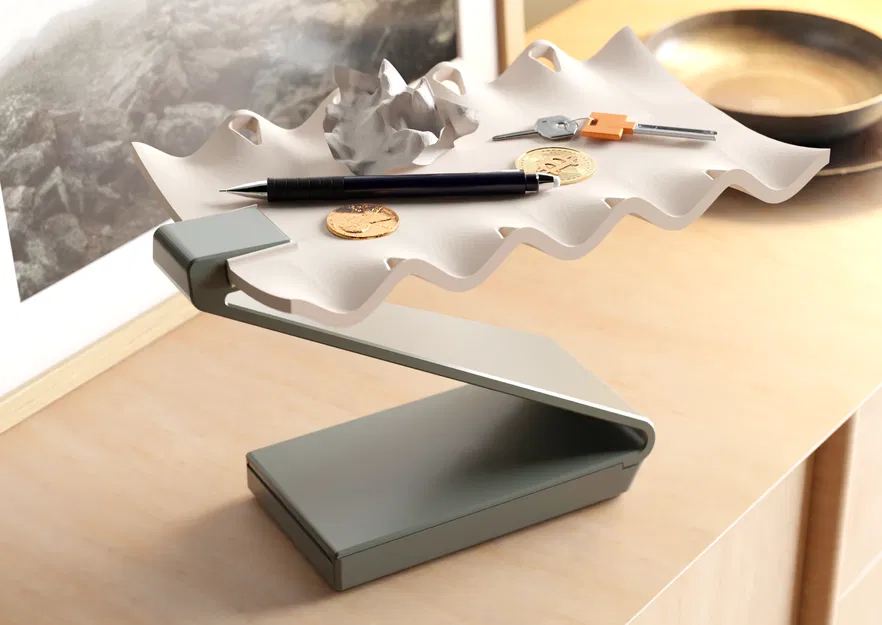 Bảng Nhắn Tin Kèm Khay Gợn Sóng (WAVY TRAY MESSAGE BOARD) - Image 1