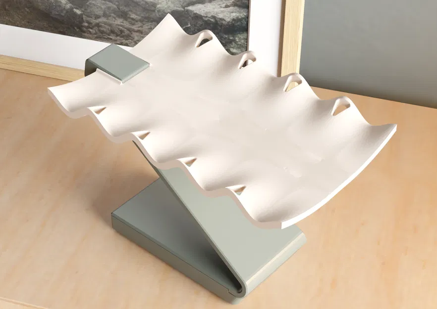 Bảng Nhắn Tin Kèm Khay Gợn Sóng (WAVY TRAY MESSAGE BOARD) - Image 3