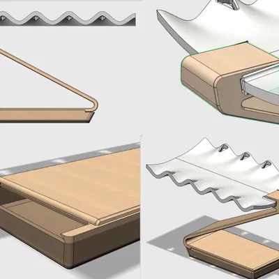 Bảng Nhắn Tin Kèm Khay Gợn Sóng (WAVY TRAY MESSAGE BOARD)