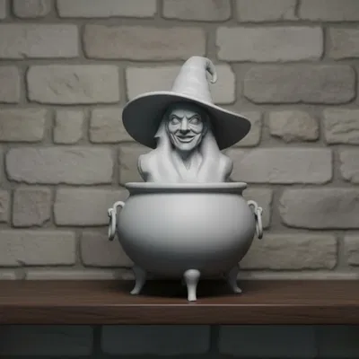 Phù thủy bị ném vào cái vạc