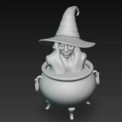 Phù thủy bị ném vào cái vạc