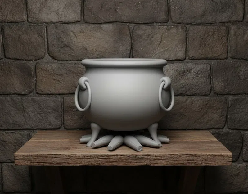 Vạc phù thủy đang cháy lửa - Image 1