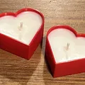 Nến tealight hình trái tim (Hearty tea candle) - Thumbnail 1