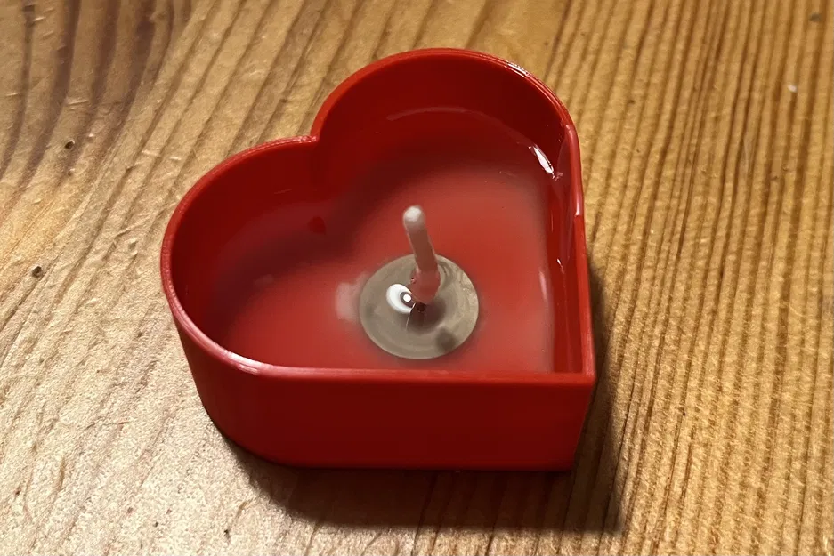 Nến tealight hình trái tim (Hearty tea candle) - Image 5