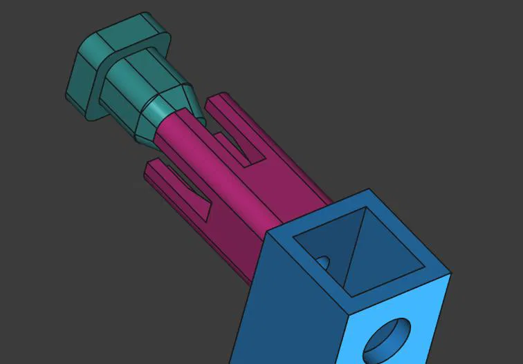 Connector mối nối butt joint cho ống vuông và ống chữ nhật (parametric) - Image 5