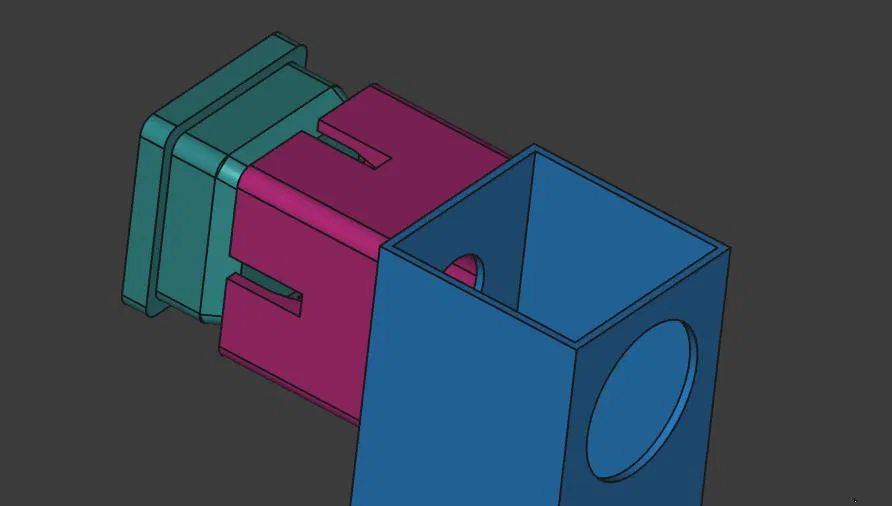 Connector mối nối butt joint cho ống vuông và ống chữ nhật (parametric) - Image 7