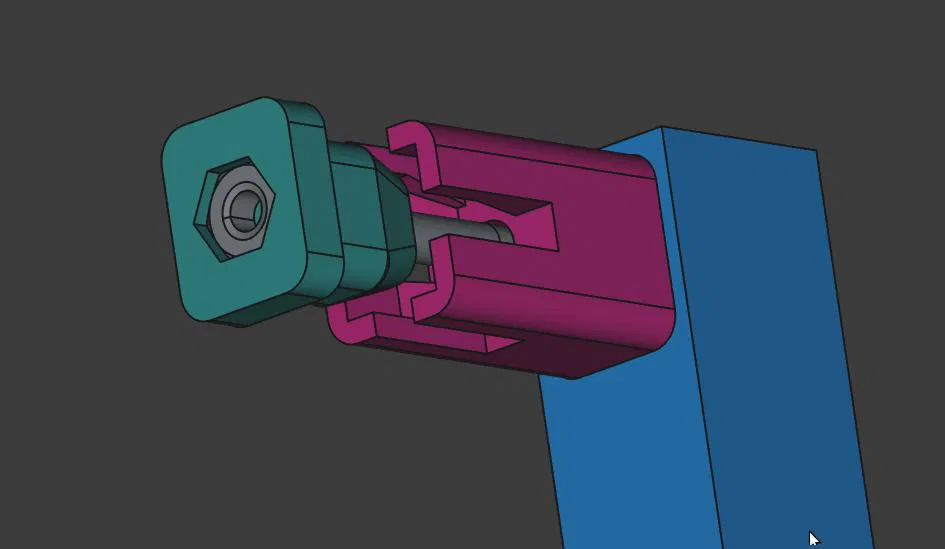 Connector mối nối butt joint cho ống vuông và ống chữ nhật (parametric) - Image 8